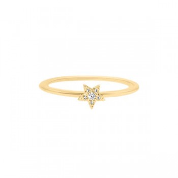 Bassano Jewelry  Pave Star Cigar Ring