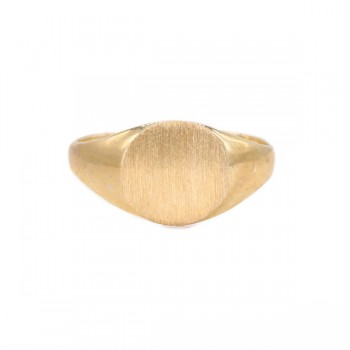 14k Gold Signet Ring